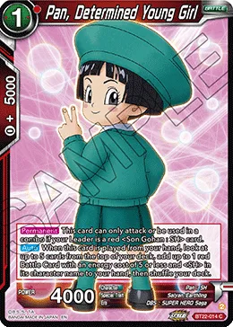 BT22-014 Pan, Determined Young Girl
