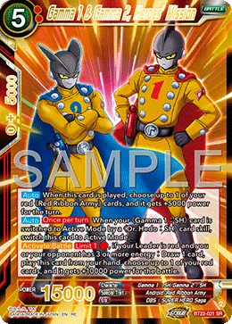 BT22-021 Gamma 1 & Gamma 2, Heroes’ Mission (Promo)