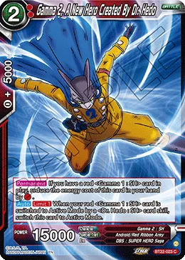 BT22-023 Gamma 2, A New Hero Created By Dr. Hedo