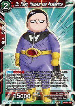 BT22-024 Dr. Hedo, Heroism and Aesthetics