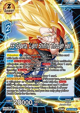 BT22-033 SS Gogeta, Light Shining Through Hell
