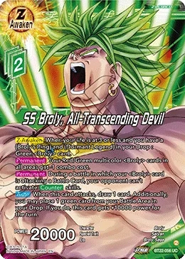 BT22-056 SS Broly, All-Transcending Devil