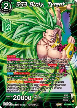BT22-058 SS3 Broly, Tyrant (Promo)