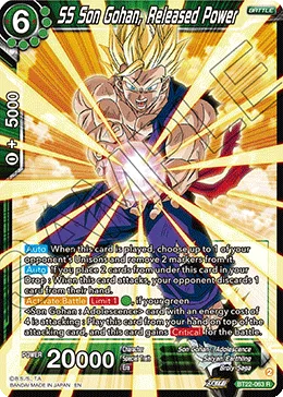 BT22-063 SS Son Gohan, Released Power