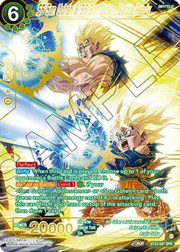BT22-067 SS Son Gohan & SS Son Goten, Battle Ready (SPR)