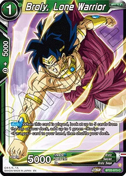 BT22-073 Broly, Lone Warrior