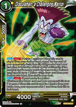 BT22-101 Draculaman, a Challenging Warrior