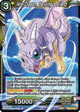 BT22-106 Hire-Dragon, Carrying a Friend