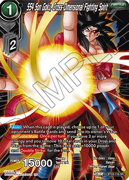BT22-116 SS4 Son Goku, Cross-Dimensional Fighting Spirit
