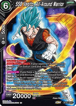 BT22-122 SSB Vegito, All-Around Warrior