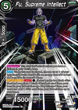 BT22-126 Fu, Supreme Intellect