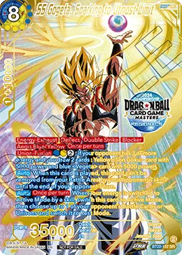 BT22-137 SS Gogeta, Sparking to Utmost Limit (Promo)