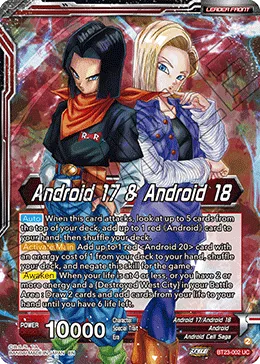 BT23-002 Android 17 & Android 18