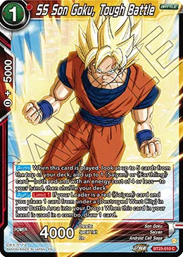 BT23-010 SS Son Goku, Tough Battle
