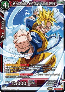 BT23-013 SS Son Gohan, Self-Taught Combo Attack