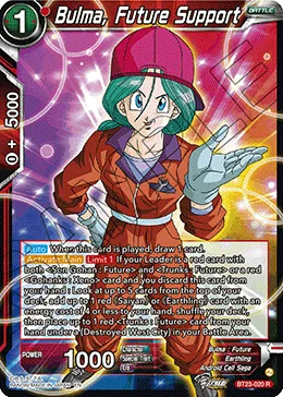 BT23-020 Bulma, Future Support