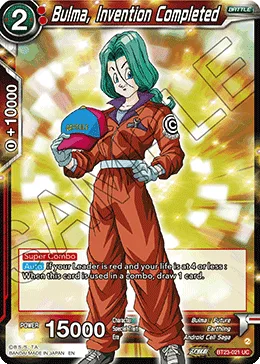 BT23-021 Bulma, Invention Completed