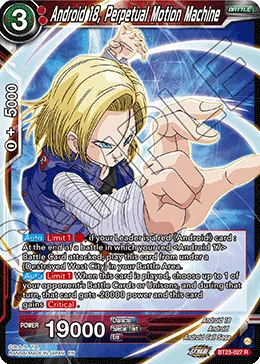 BT23-027 Android 18, Perpetual Motion Machine