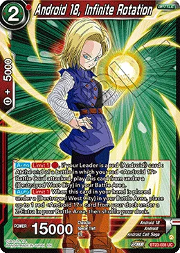 BT23-028 Android 18, Infinite Rotation