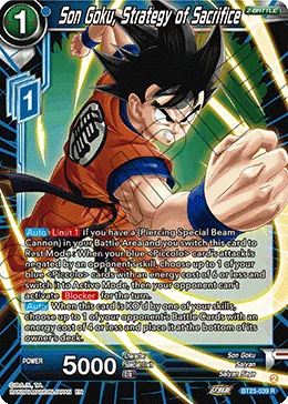 BT23-039 Son Goku, Strategy of Sacrifice