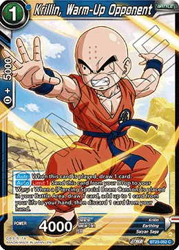 BT23-052 Krillin, Warm-Up Opponent