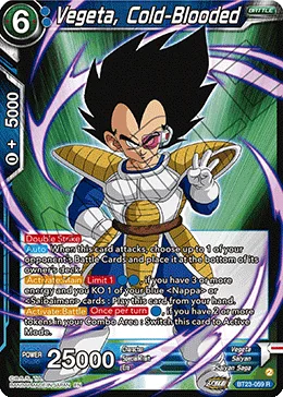 BT23-059 Vegeta, Cold-Blooded