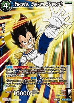 BT23-060 Vegeta, Saiyan Strength
