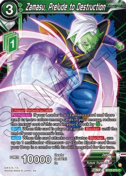BT23-075 Zamasu, Prelude to Destruction