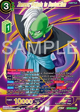 BT23-075 Zamasu, Prelude to Destruction (Promo)