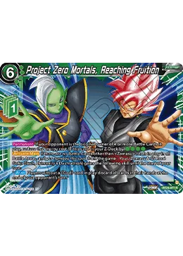 BT23-077 Project Zero Mortals, Reaching Fruition
