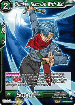 BT23-083 Trunks, Team-Up With Mai