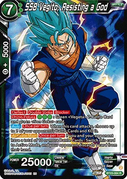 BT23-084 SSB Vegito, Resisting a God