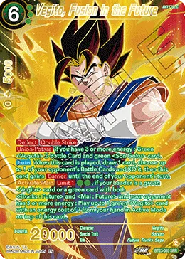 BT23-085 Vegito, Fusion in the Future (Alt art)