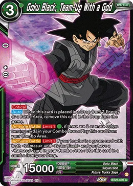BT23-092 Goku Black, Team-Up With a God