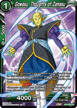 BT23-094 Gowasu, Thoughts of Zamasu