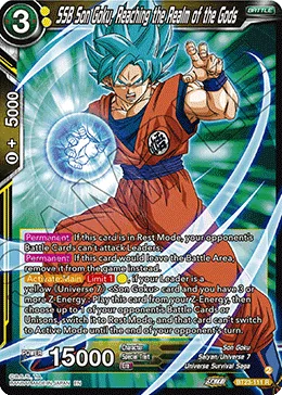 BT23-111 SSB Son Goku, Reaching the Realm of the Gods