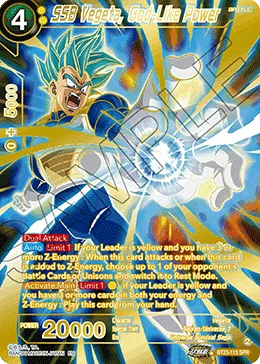 BT23-115 SSB Vegeta, God-Like Power (Alt art)