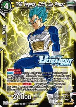 BT23-115 SSB Vegeta, God-Like Power (Promo)