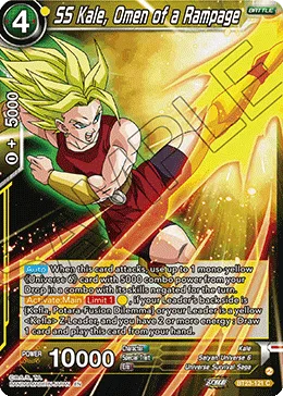 BT23-121 SS Kale, Omen of a Rampage