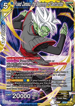 BT23-133 Fused Zamasu, the Beginning of Destruction