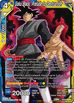 BT23-134 Goku Black, Prelude to Destruction