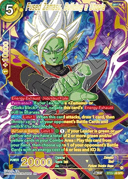 BT23-136 Fused Zamasu, Building a Utopia (Alt art)