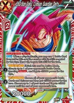 BT24-004 SSG Son Goku, Crimson Guardian Deity