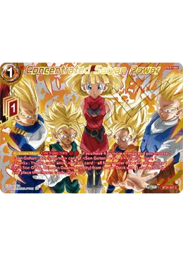 BT24-007 Concentrated Saiyan Power (Alt art)