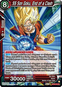 BT24-010 SS Son Goku, End of a Clash