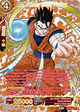 BT24-011 Son Gohan, Good Father (Alt art)