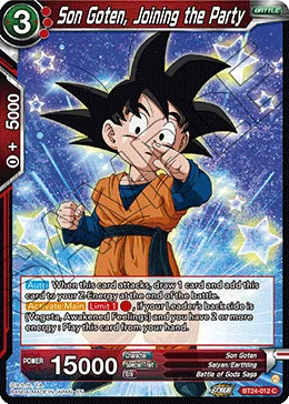 BT24-012 Son Goten, Joining the Party