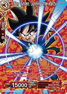 BT24-012 Son Goten, Joining the Party (Alt art)