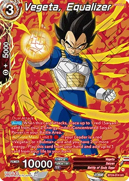 BT24-014 Vegeta, Equalizer (Alt art)