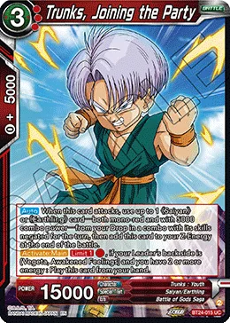 BT24-015 Trunks, Joining the Party